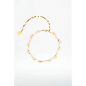 NEW THE SHELL DEALER requiem for a shell necklace in gold